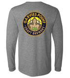 Long Sleeve T-Shirt w/ Logo -Deep Heather Grey