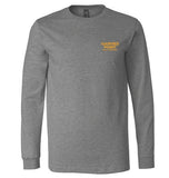 Long Sleeve T-Shirt w/ Logo -Deep Heather Grey