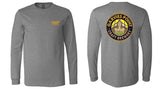 Long Sleeve T-Shirt w/ Logo -Deep Heather Grey