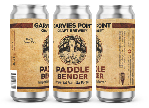 Paddle Bender Imperial Vanilla Porter 8.0% ABV