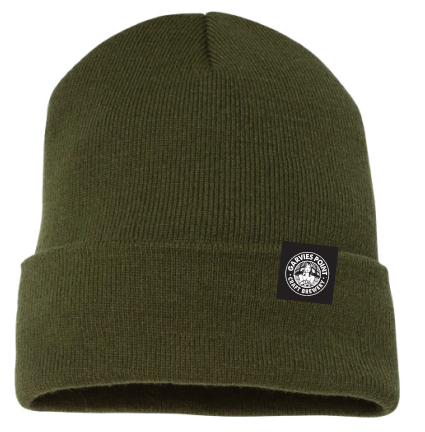 Garvies Point Craft Brewery Classic Cuffed Beanie - Olive