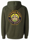 Garvies Point Brewery Pullover Hoodie - Army Heather